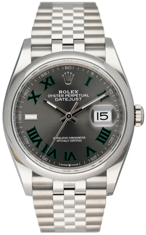 Rolex Datejust 36 126200 36mm Stainless steel •