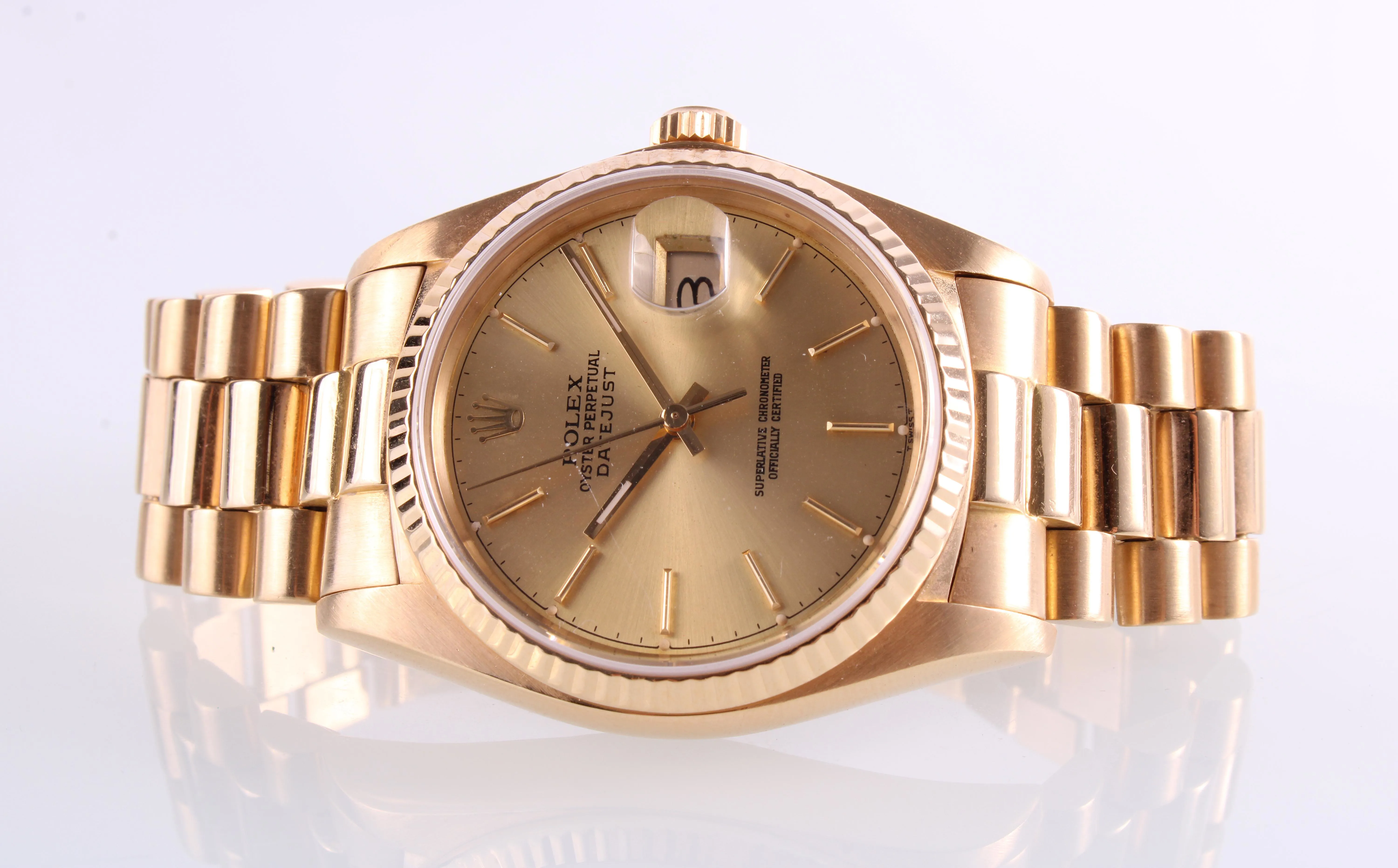 Rolex Datejust 36 16018 36mm Yellow gold Gold colored