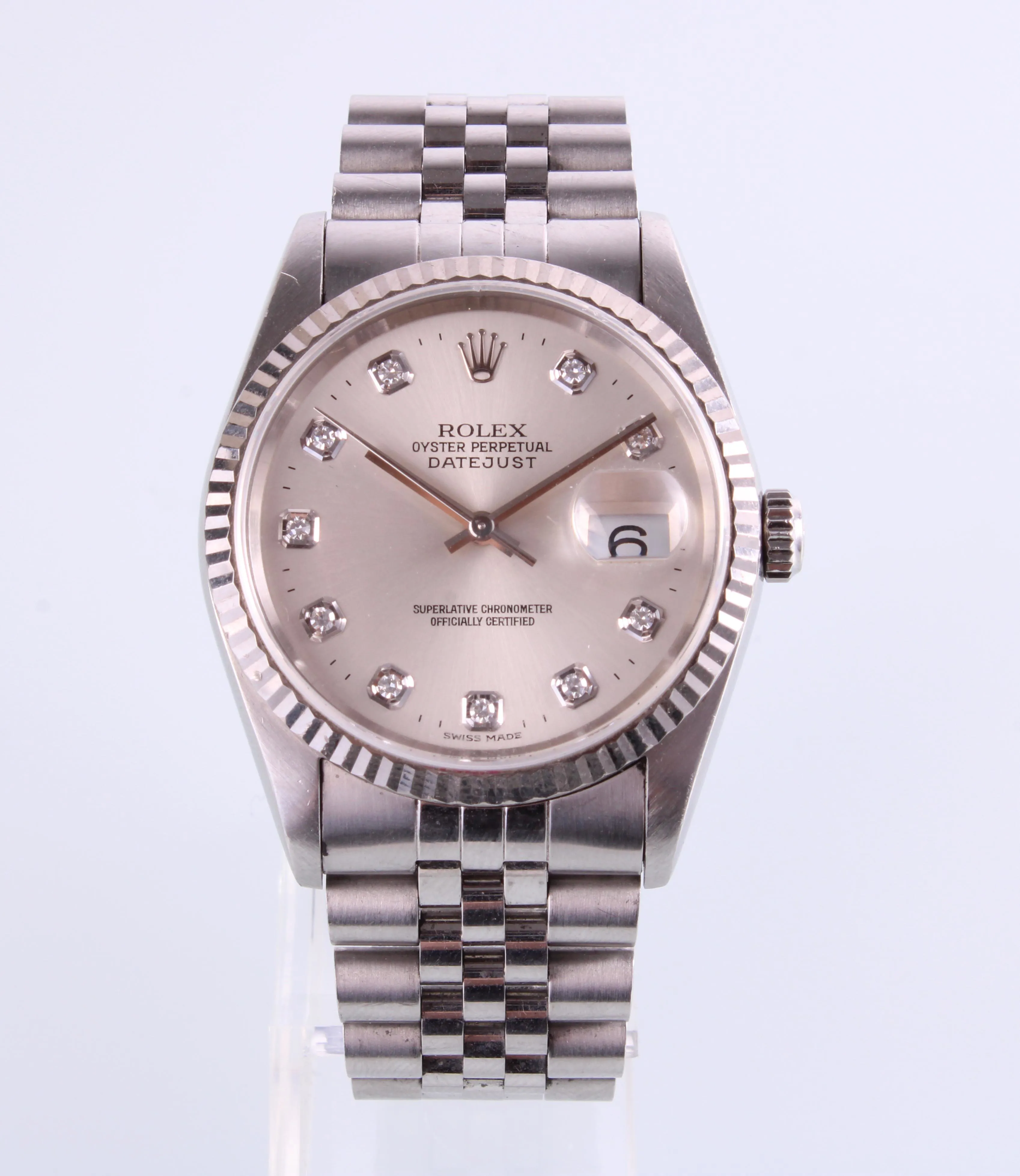 Rolex Datejust 36 16234 36mm White gold and Stainless steel Champagne 1