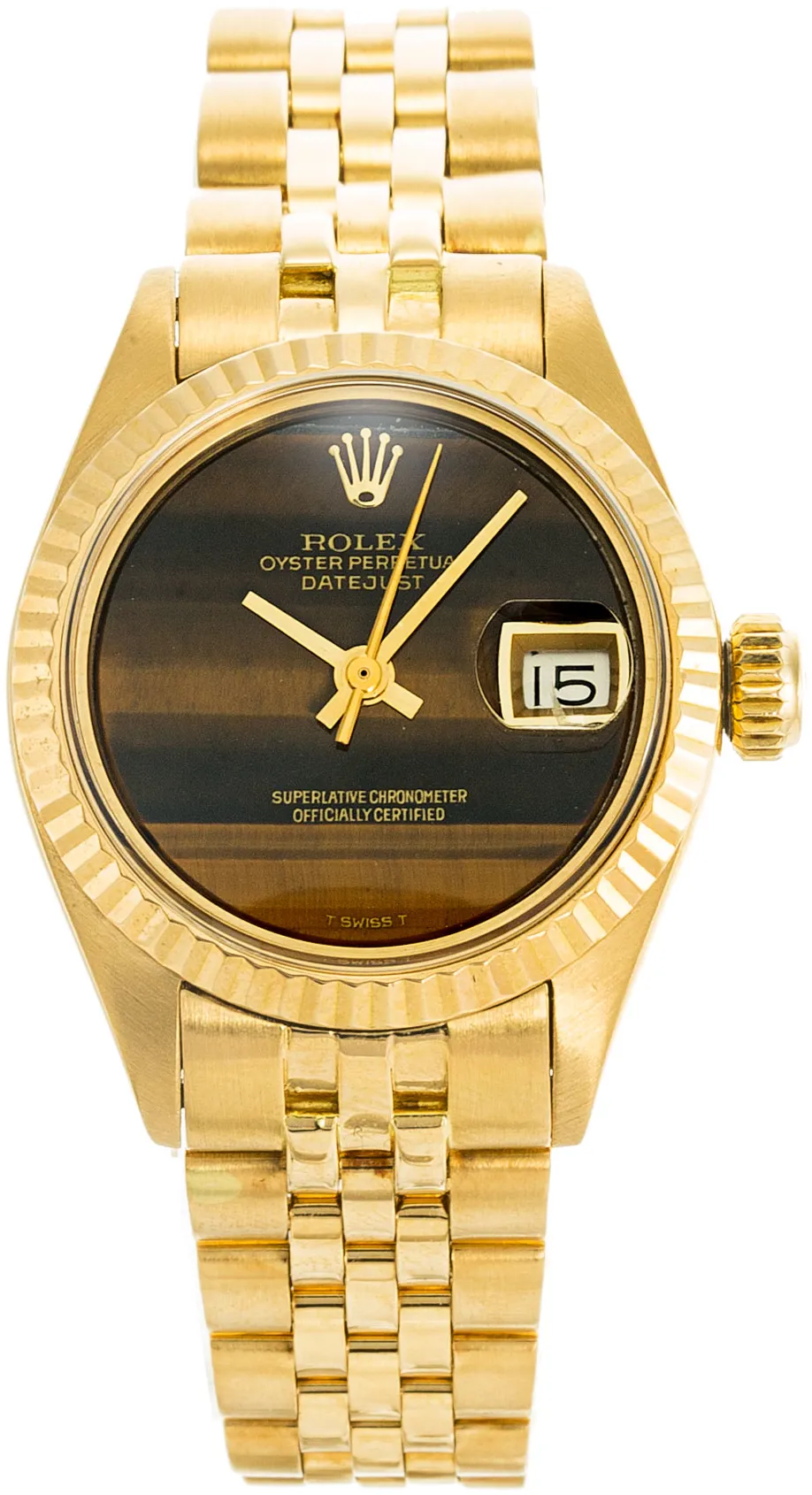 Rolex Datejust 6917 26mm Yellow gold Tiger's eye