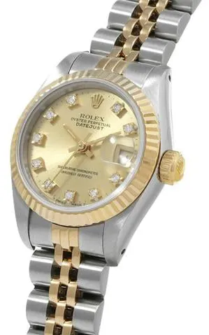 Rolex Datejust 69173G 26mm Yellow gold and stainless steel Champagne 2