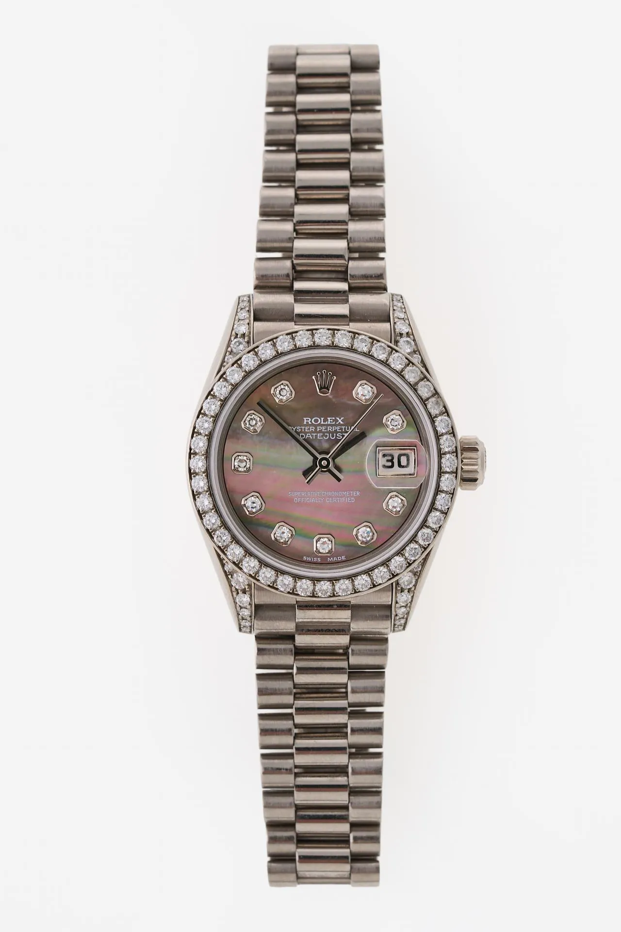 Rolex Datejust 8570 26mm White gold and Diamond Mother-of-pearl