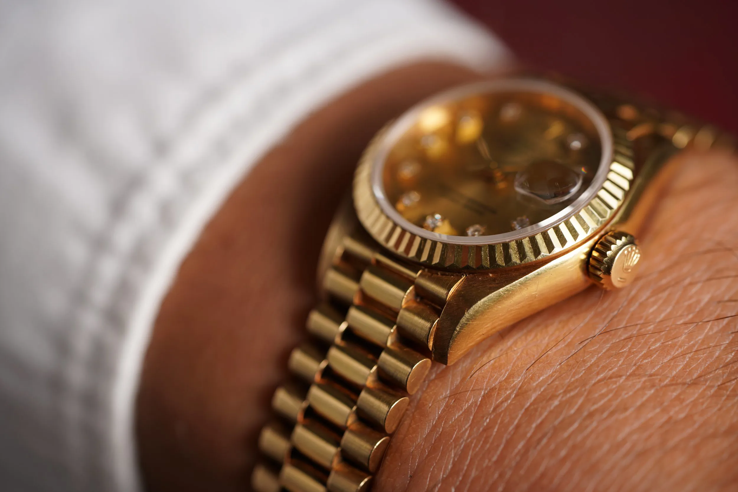 Rolex Datejust 26mm Yellow gold Champagne 4
