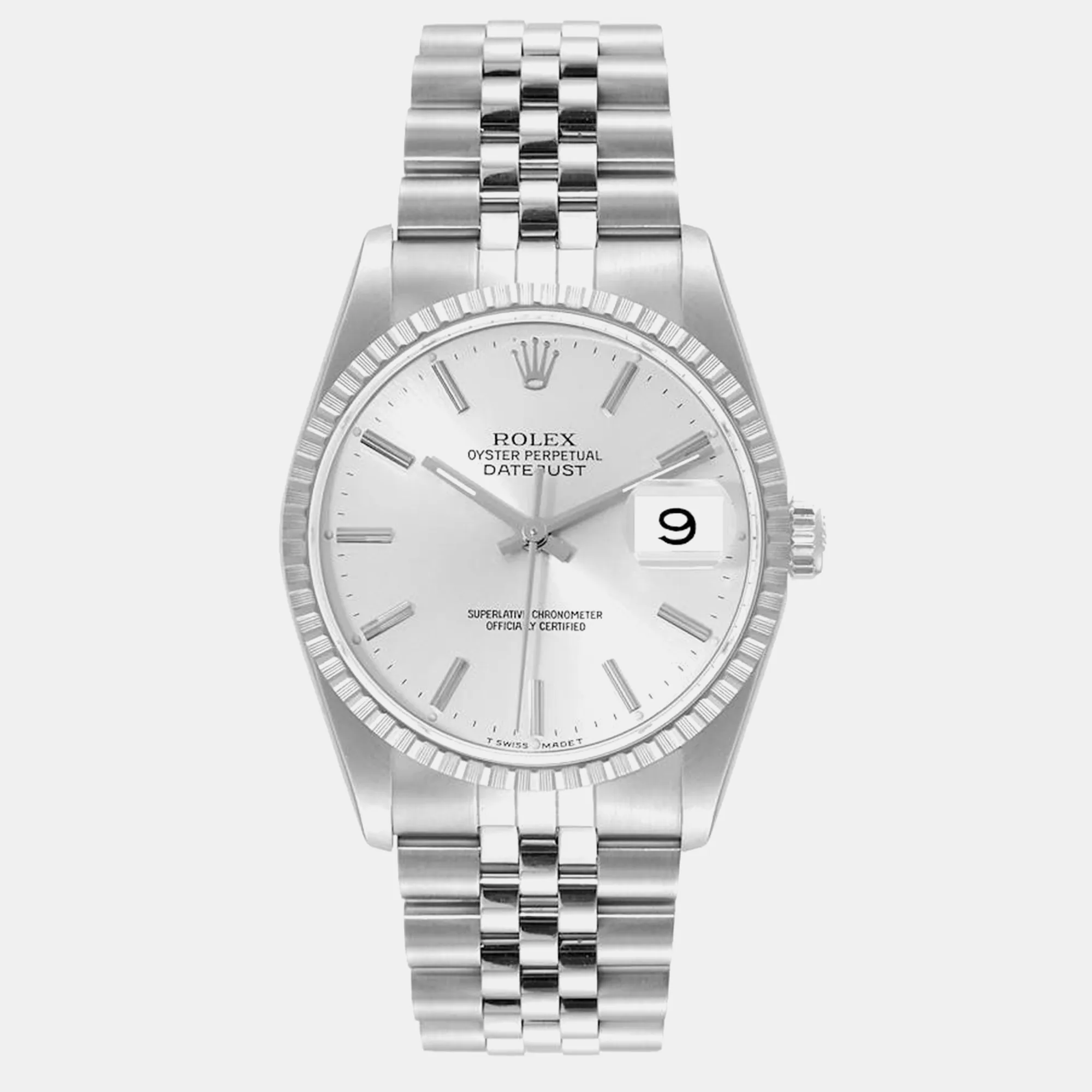 Rolex Datejust 36mm Stainless steel Silver