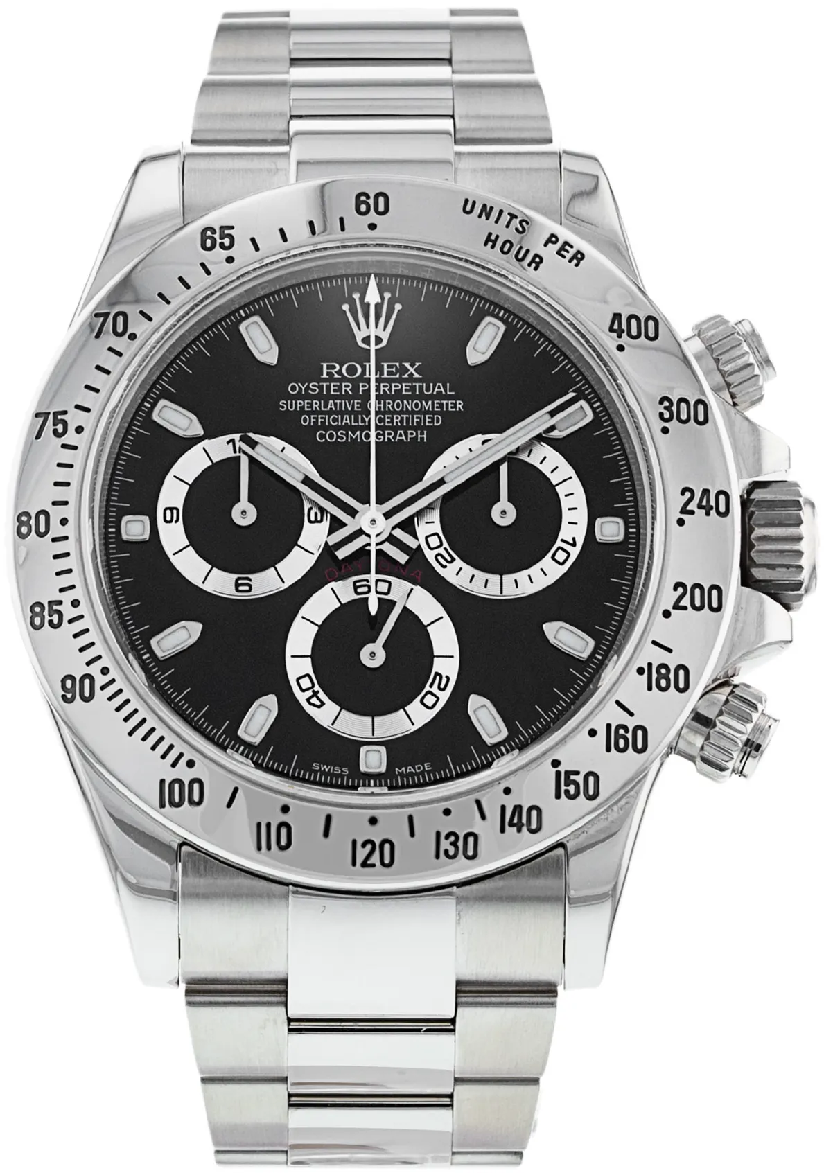 Rolex Daytona 116520 40mm Stainless steel Black