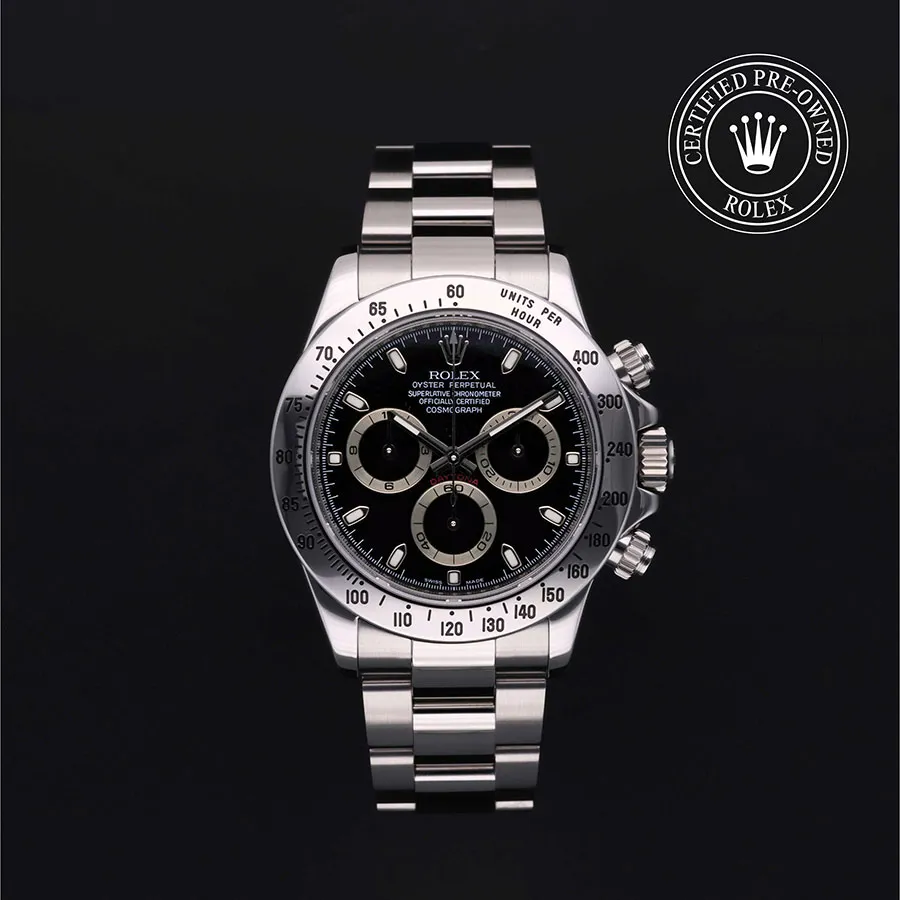 Rolex Daytona 116520 40mm Oystersteel Black