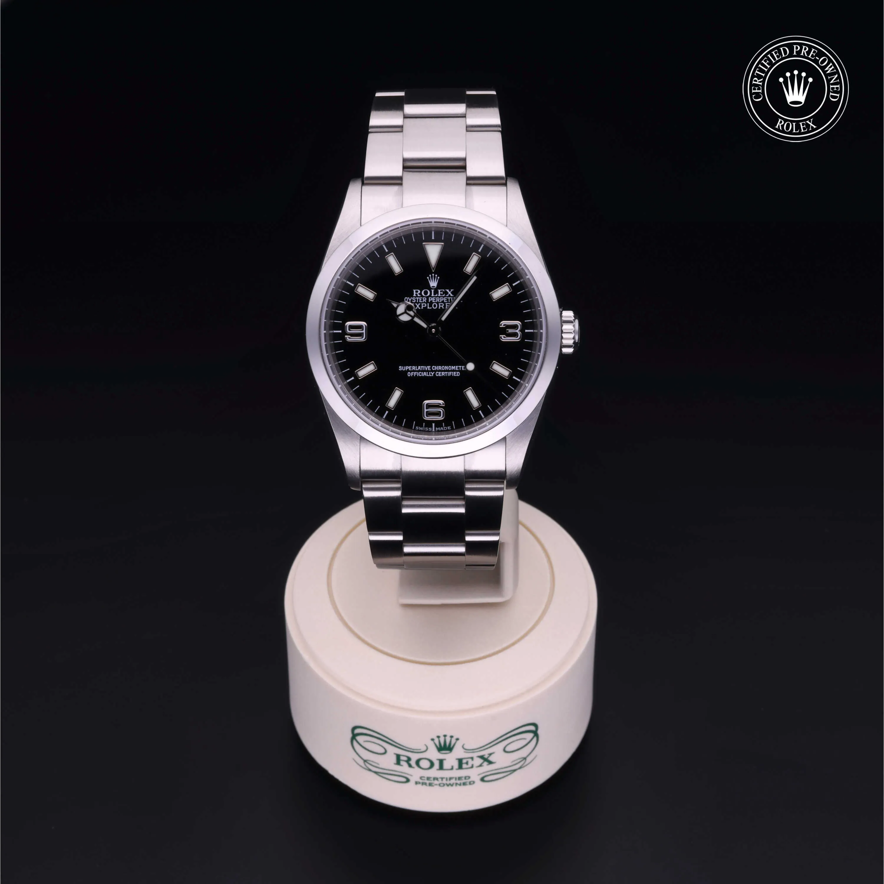 Rolex Explorer 114270 36mm Stainless steel Black 1