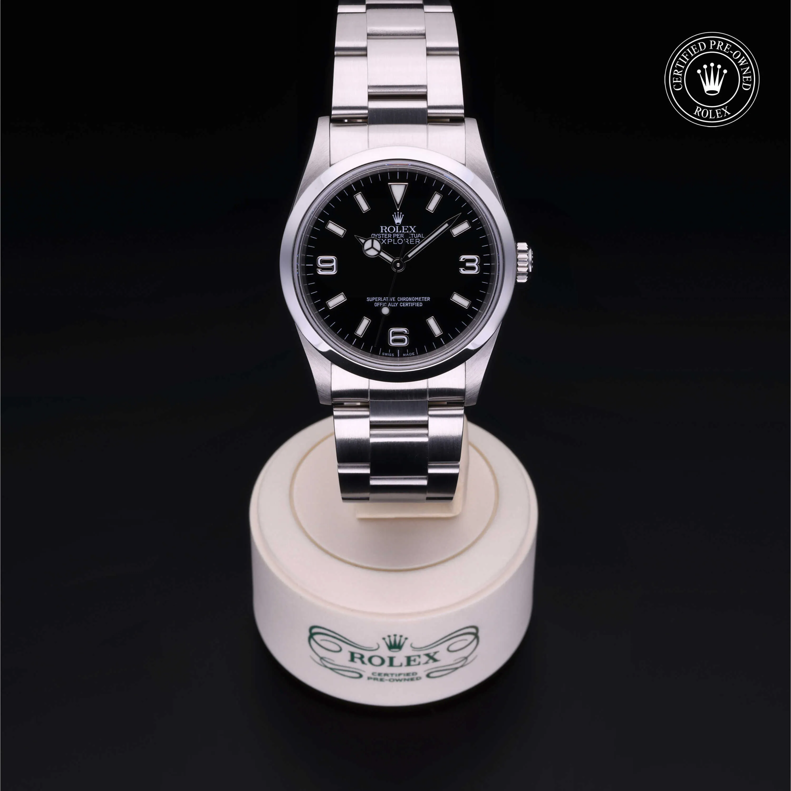 Rolex Explorer 14270 36mm Stainless steel Black 1