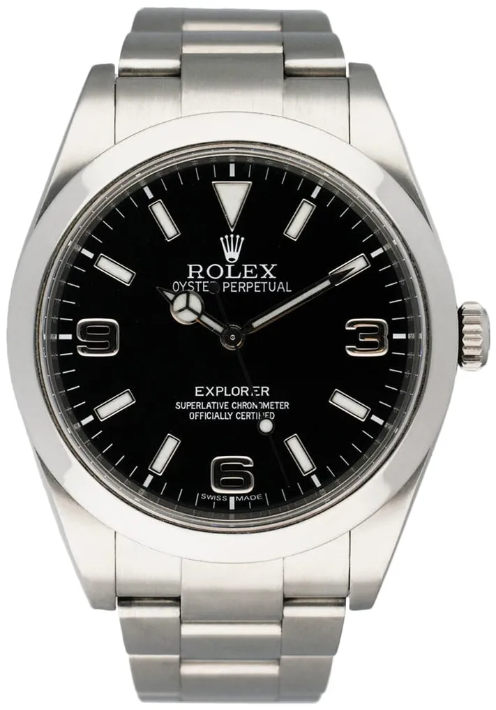 Rolex Explorer 214270 39mm Stainless steel Black