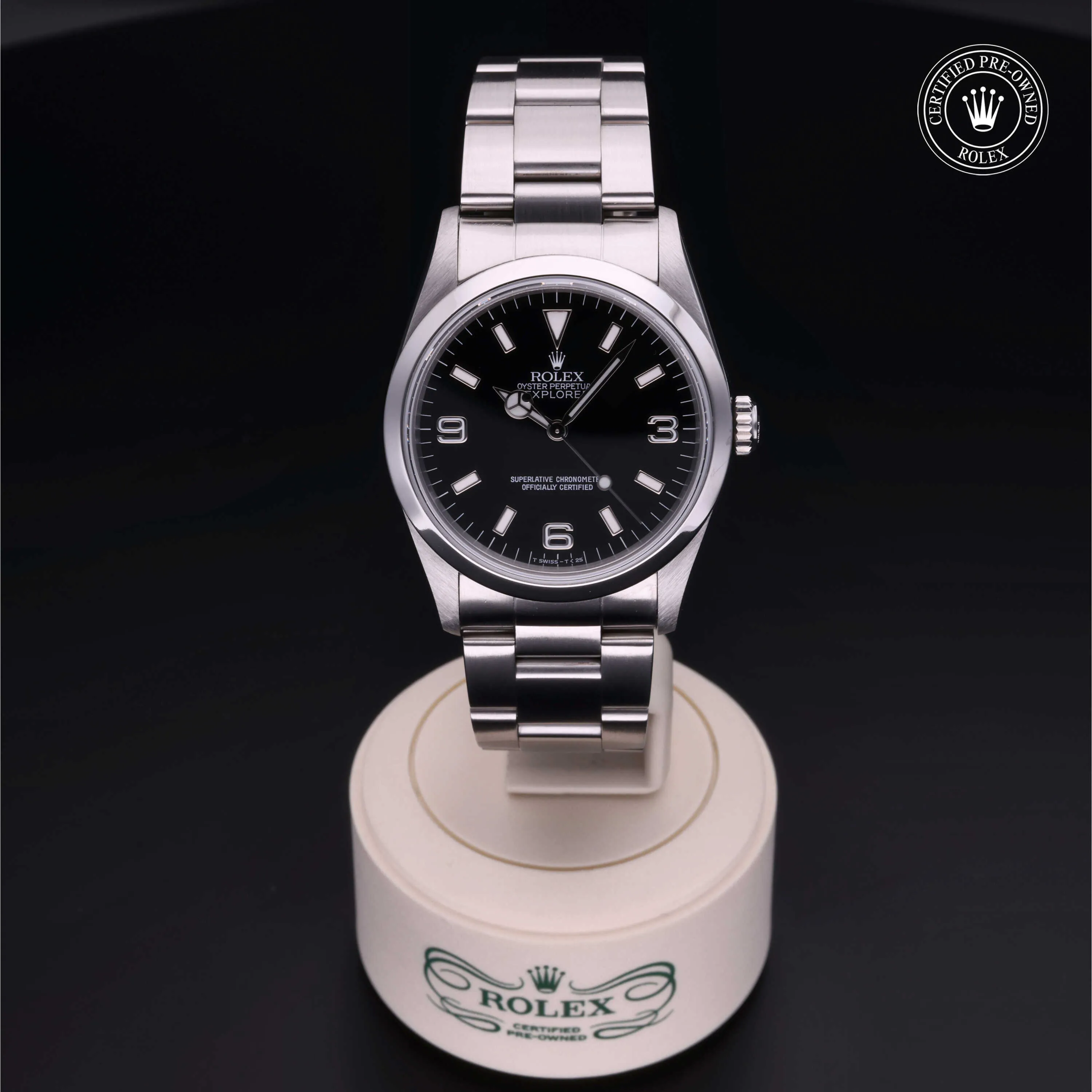 Rolex Explorer 36mm Stainless steel Black 1