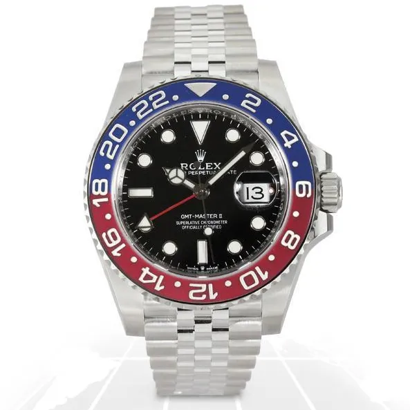 Rolex GMT-Master II 126710BLRO 40mm Stainless steel Black