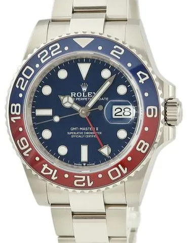 Rolex GMT-Master II 126719BLRO 40mm White gold Blue