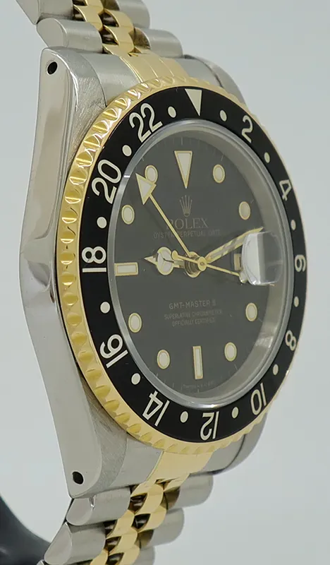 Rolex GMT-Master II 16713 40mm Yellow gold and stainless steel Black 2