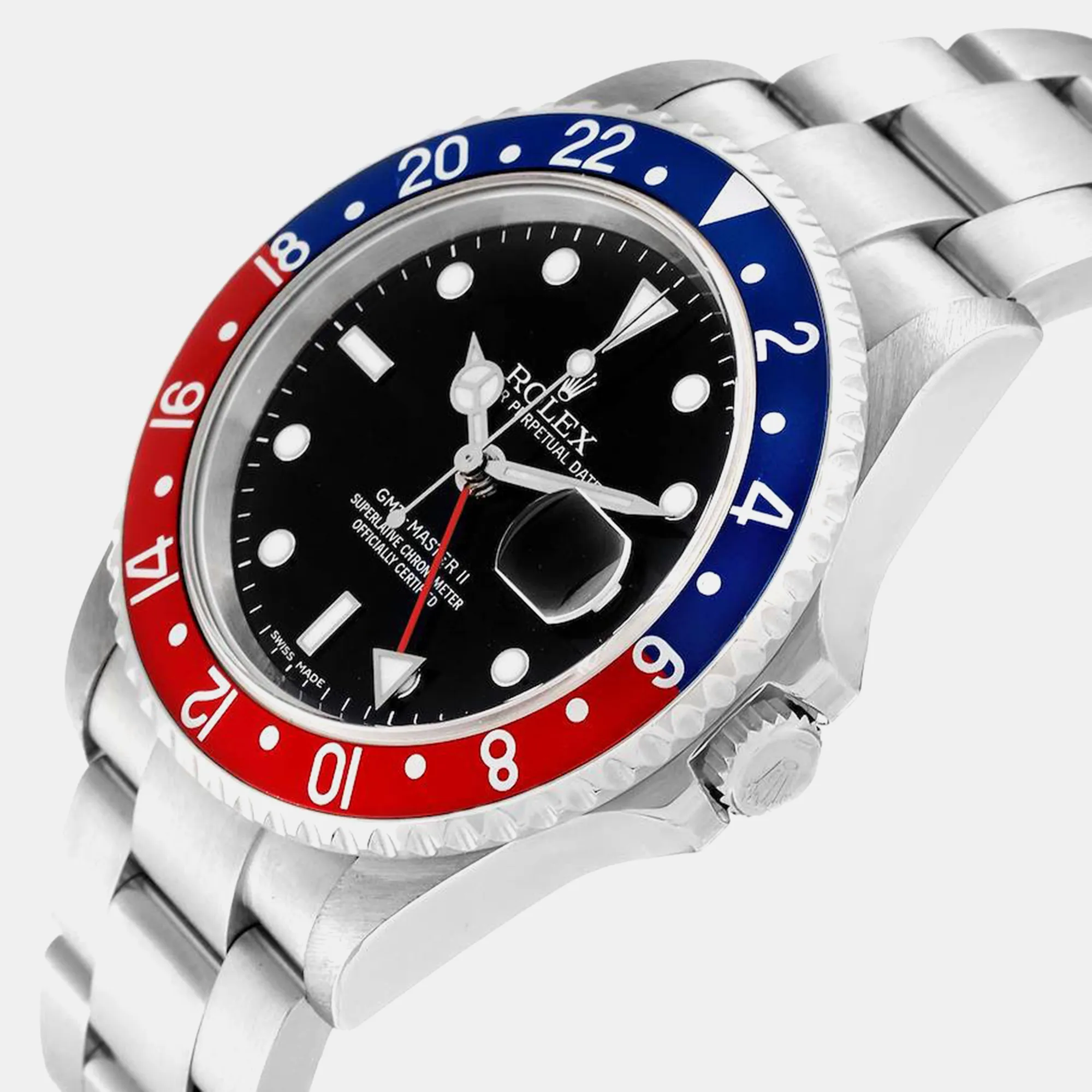 Rolex GMT-Master II 40mm Stainless steel Red 1