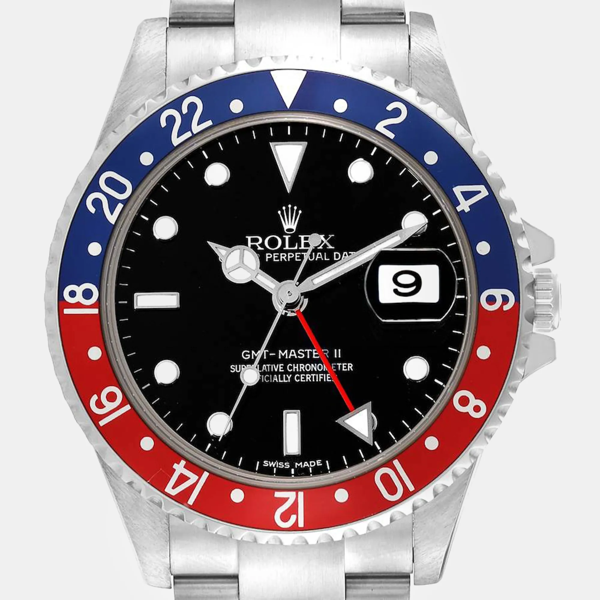 Rolex GMT-Master II 40mm Stainless steel Red 2