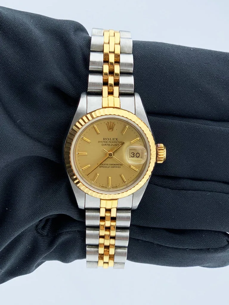 Rolex Lady-Datejust 69173 26mm Stainless steel Champagne 1