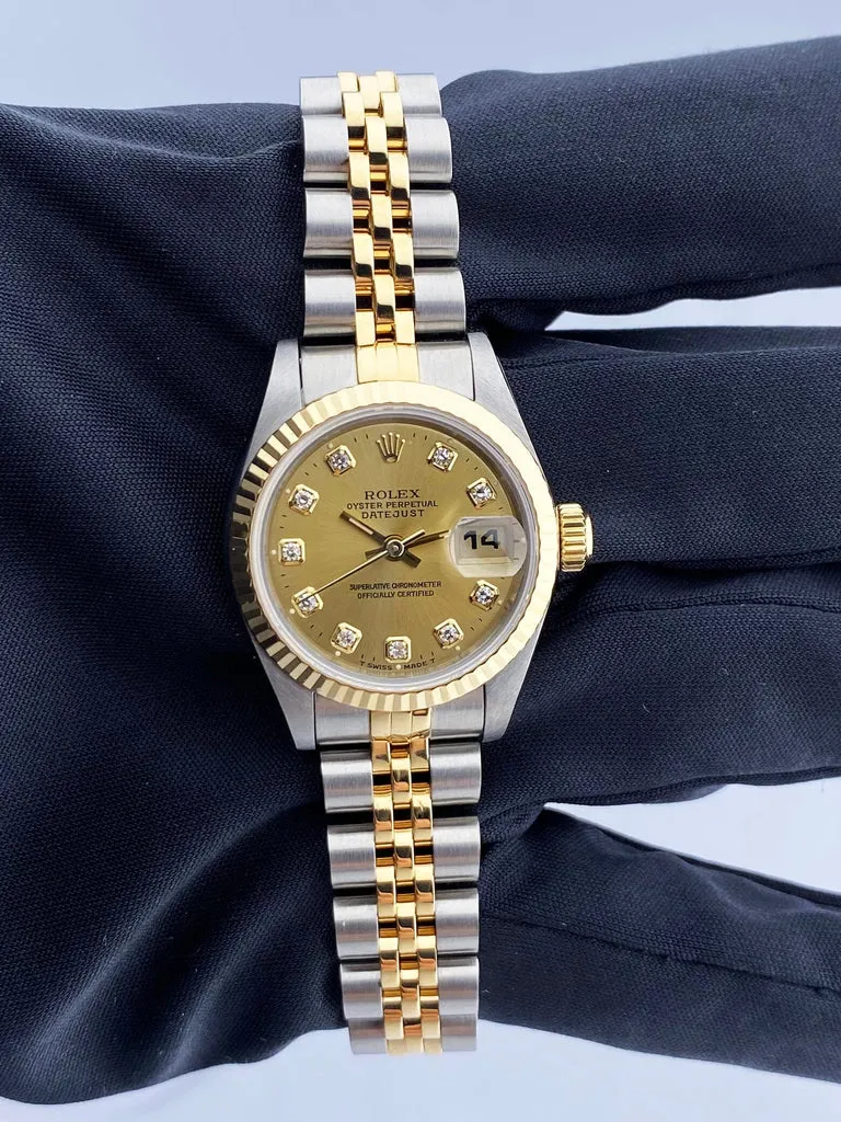 Rolex Lady-Datejust 69173 26mm Stainless steel Champagne 1