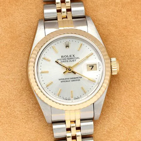 Rolex Lady-Datejust 69173 26mm Yellow gold and stainless steel Silver