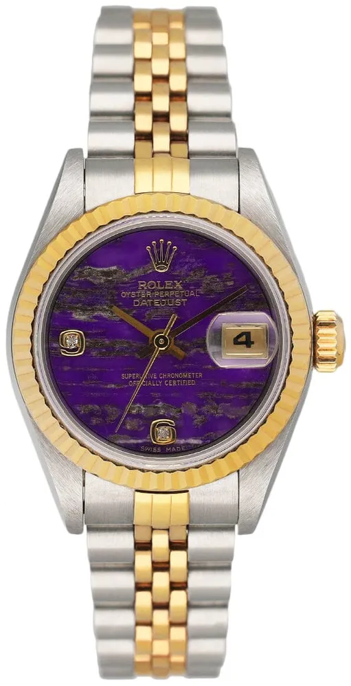 Rolex Lady-Datejust 69173 26mm Stainless steel Purple