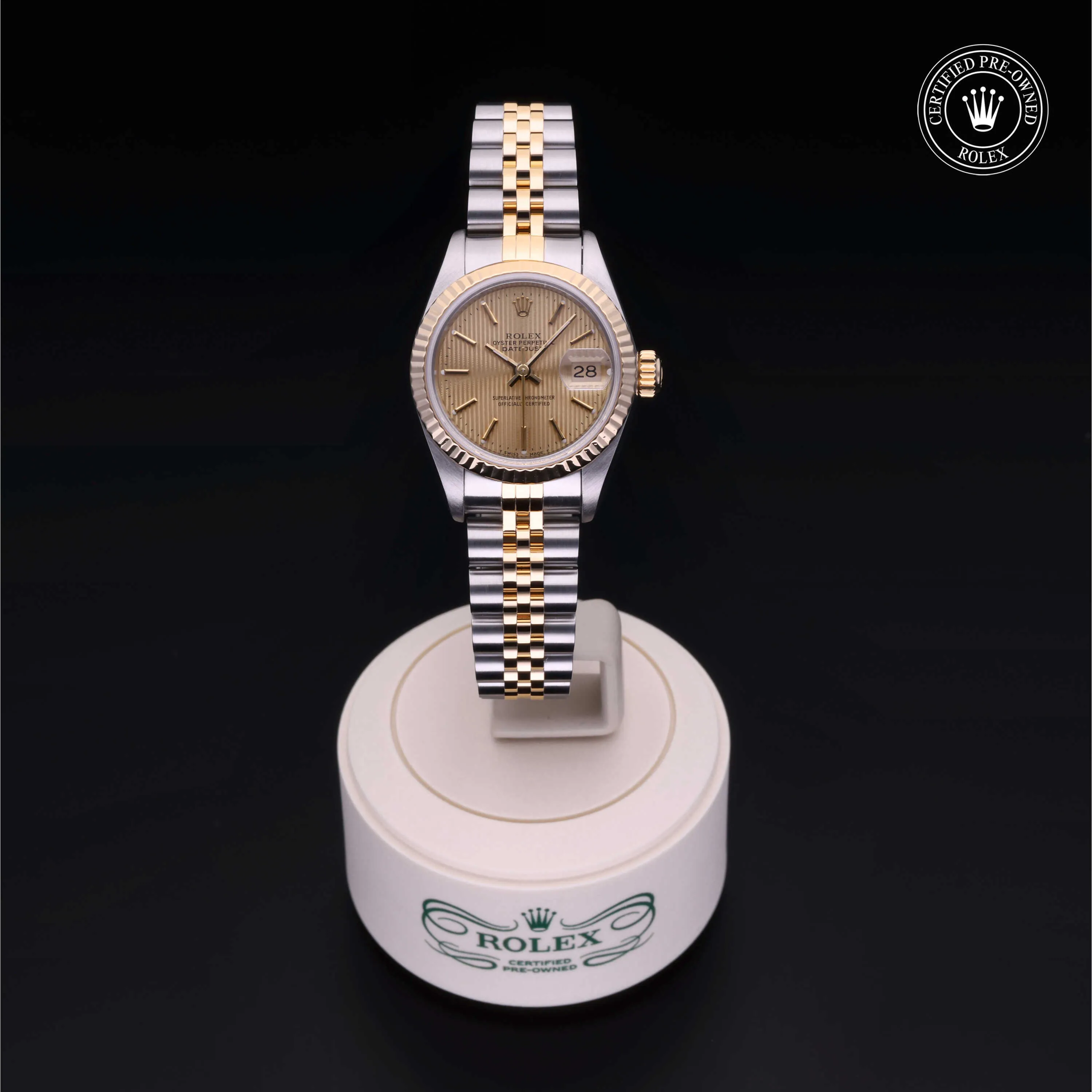 Rolex Lady-Datejust 69173 26mm Yellow gold and stainless steel Champagne 1