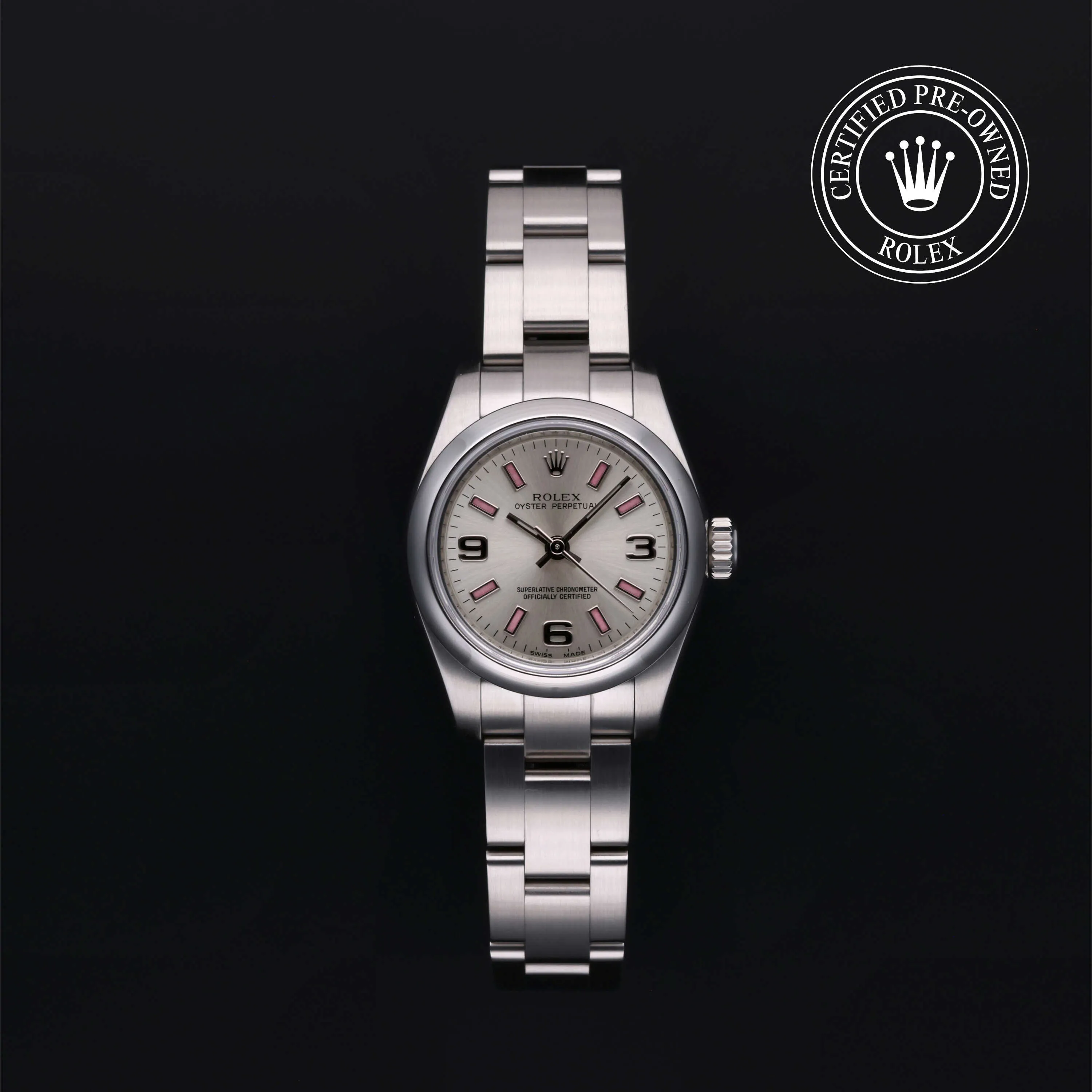 Rolex Oyster Perpetual 26 176200 26mm Stainless steel Silver