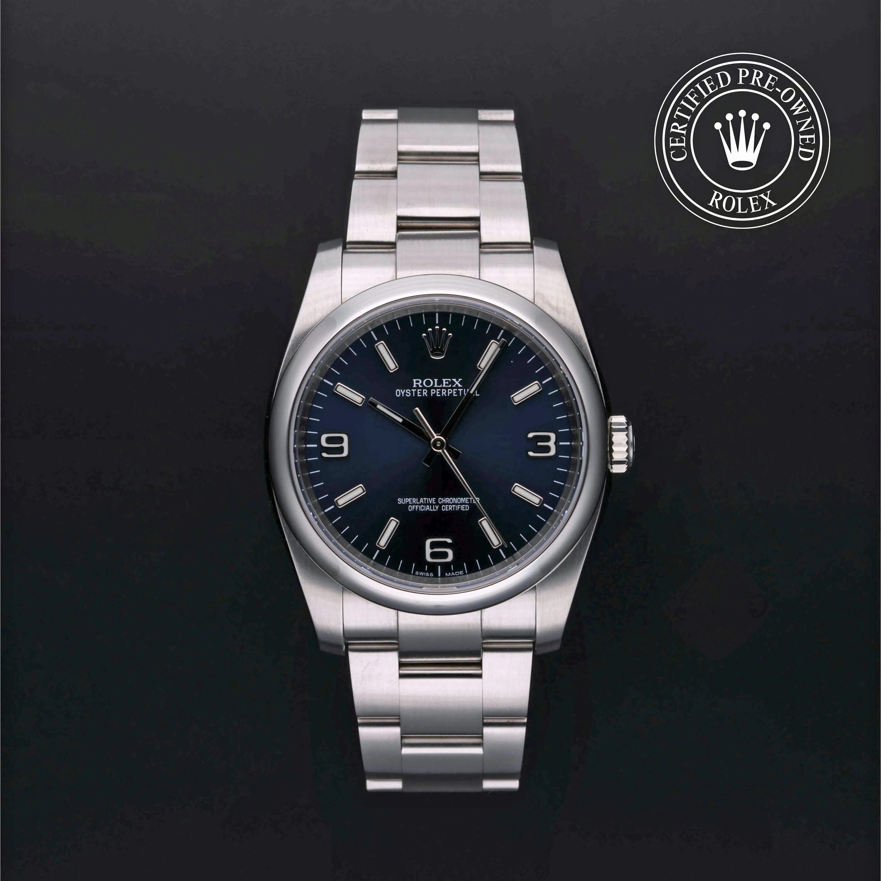 Rolex Oyster Perpetual 36 116000 36mm Stainless steel Blue