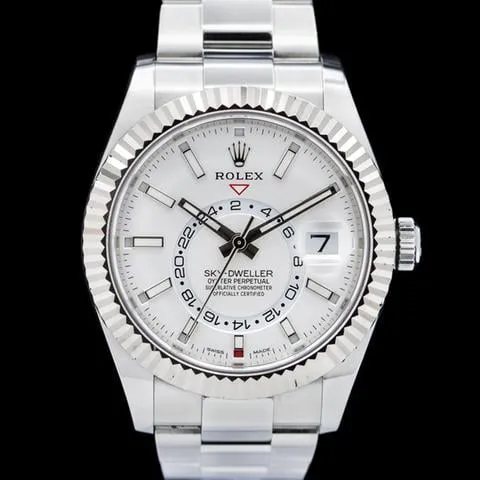 Rolex Sky-Dweller 326934 42mm Stainless steel White