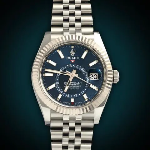 Rolex Sky-Dweller 326934 42mm White gold Blue