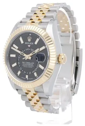 Rolex Sky-Dweller 336933-0004 42mm Yellow gold and stainless steel Black 1