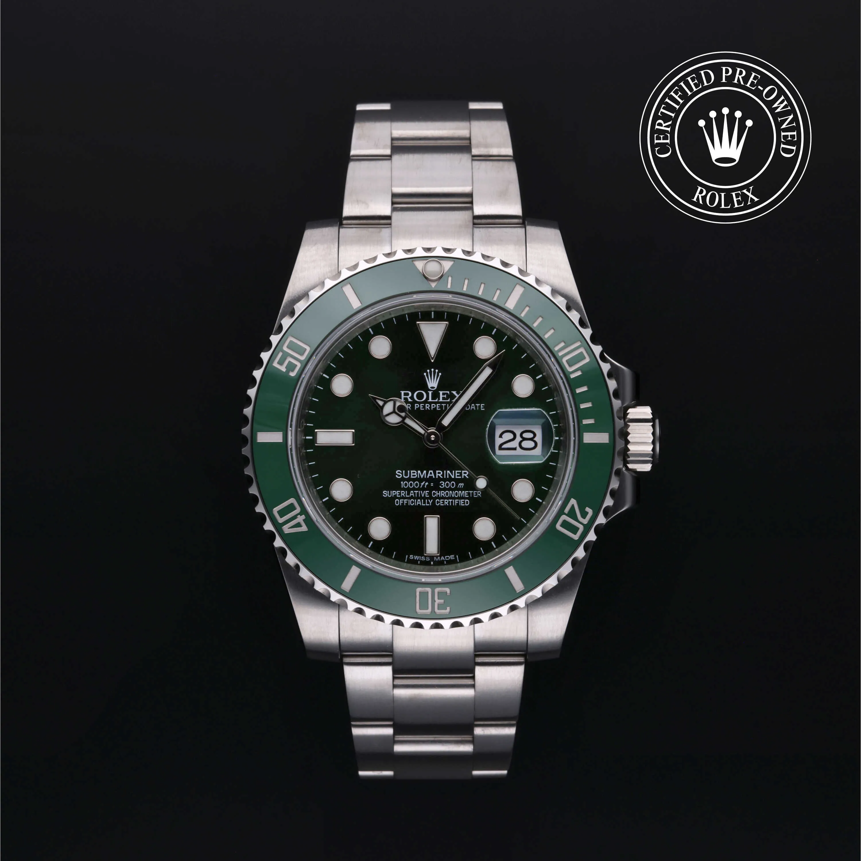 Rolex Submariner 116610LV 40mm Stainless steel Green