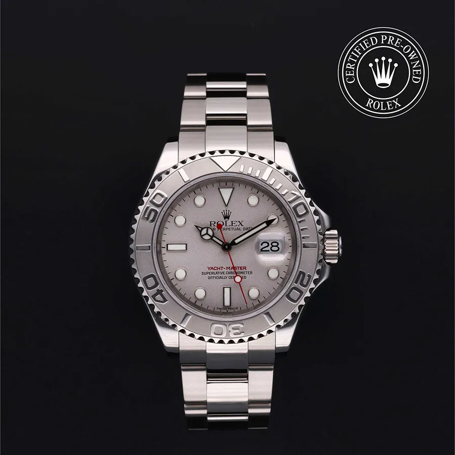 Rolex Yacht-Master 16622 40mm Platinum and Oystersteel Silver