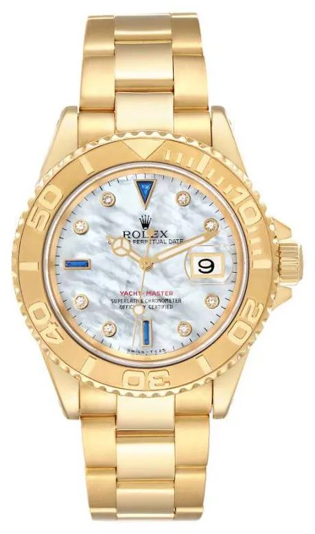 Rolex Yacht-Master 40 16628 40mm Yellow gold •