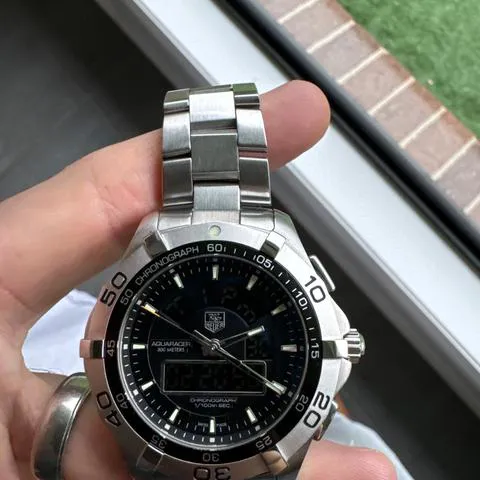 TAG Heuer Aquaracer CAF1010 43mm Stainless steel Black 7