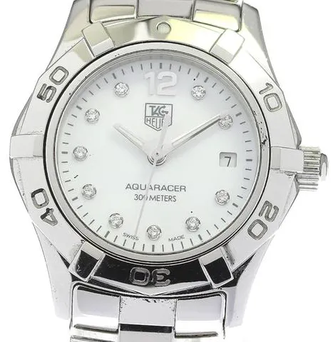 TAG Heuer Aquaracer WAF1415 28mm Stainless steel White