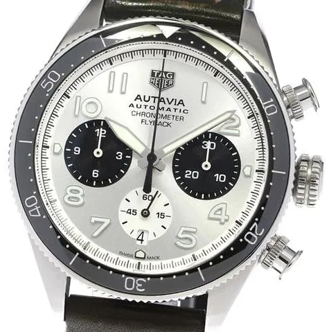 TAG Heuer Autavia CBE511B 42mm Stainless steel Silver