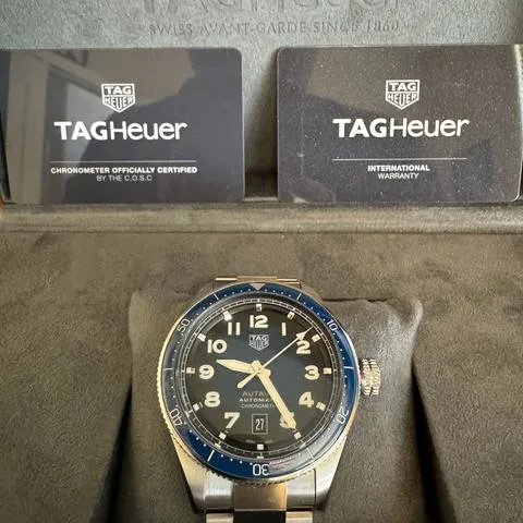 TAG Heuer Autavia WBE5116.EB0173 42mm Stainless steel Blue 1