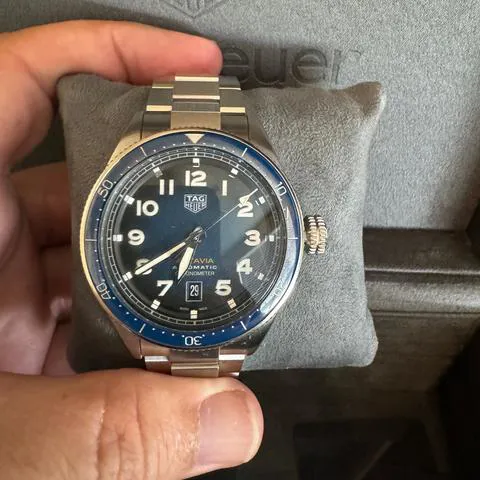 TAG Heuer Autavia WBE5116.EB0173 42mm Stainless steel Blue 6