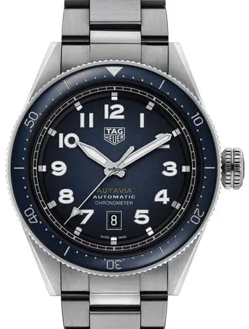 TAG Heuer Autavia WBE5116.EB0173 42mm Stainless steel Blue