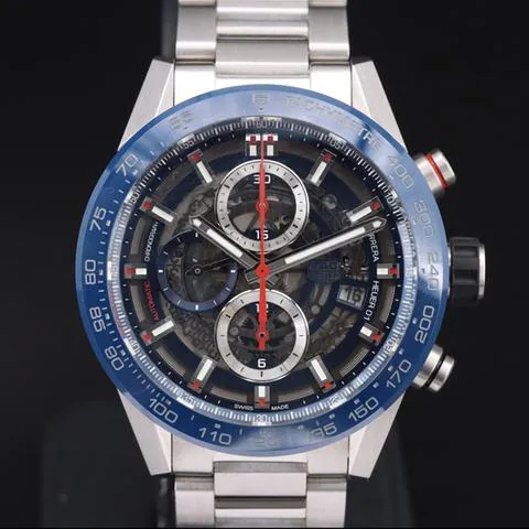 TAG Heuer Carrera CAR201T.BA0766 43mm Stainless steel Skeleton