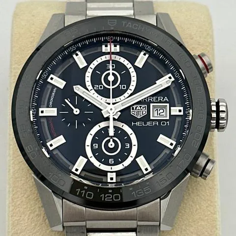 TAG Heuer Carrera CAR201Z.BA0714 43mm Stainless steel Black