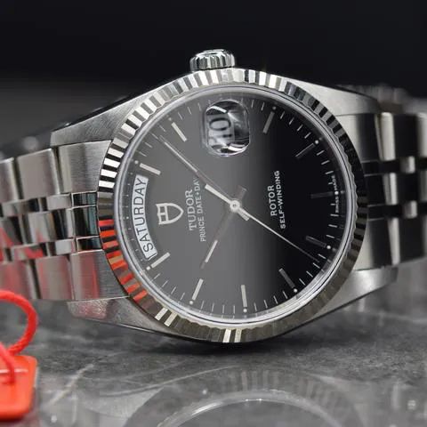 Tudor Prince Date-Day 76214 36mm Stainless steel Black 2