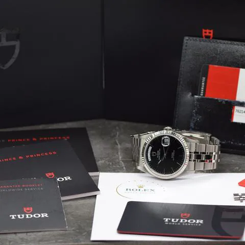 Tudor Prince Date-Day 76214 36mm Stainless steel Black 10
