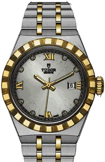 Tudor Royal 28303 Yellow gold and Stainless steel Silver