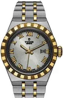 Tudor Royal 28303 Yellow gold and Stainless steel Silver