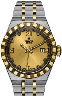 Tudor Royal 28303 Yellow gold and Stainless steel Golden