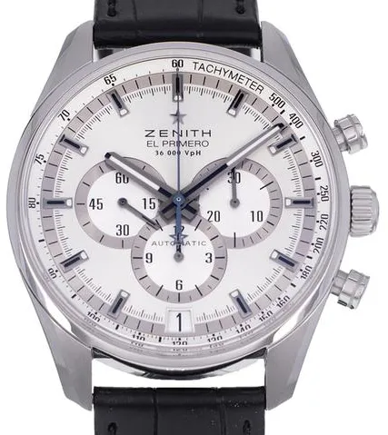 Zenith El Primero 36'000 VpH 03.2040.400/04.C496 42mm Stainless steel Silver 4