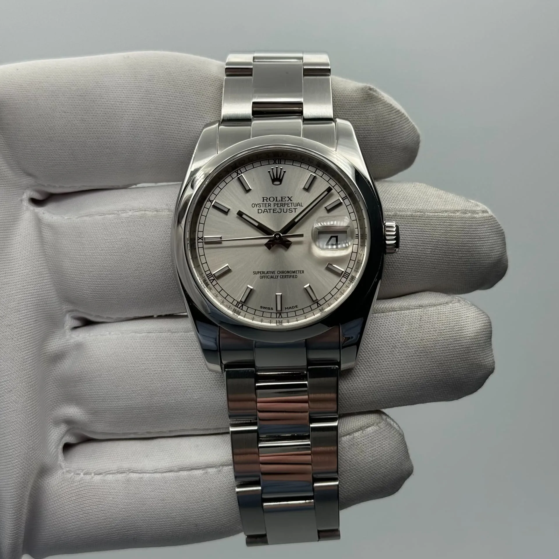 Rolex Datejust 36 116200 36mm Stainless steel Silver