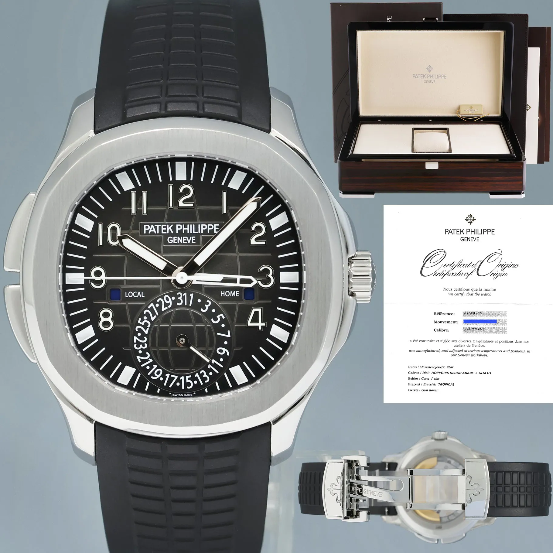 Patek Philippe Aquanaut 5164A 40mm Stainless steel Gray