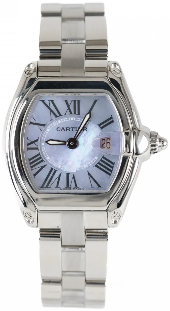 Cartier Roadster 2675 31mm Stainless steel Mother-of-pearl