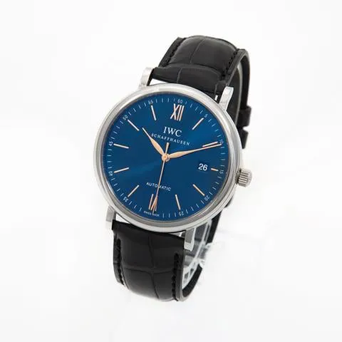 IWC Portofino IW356523 40mm Stainless steel Blue 4